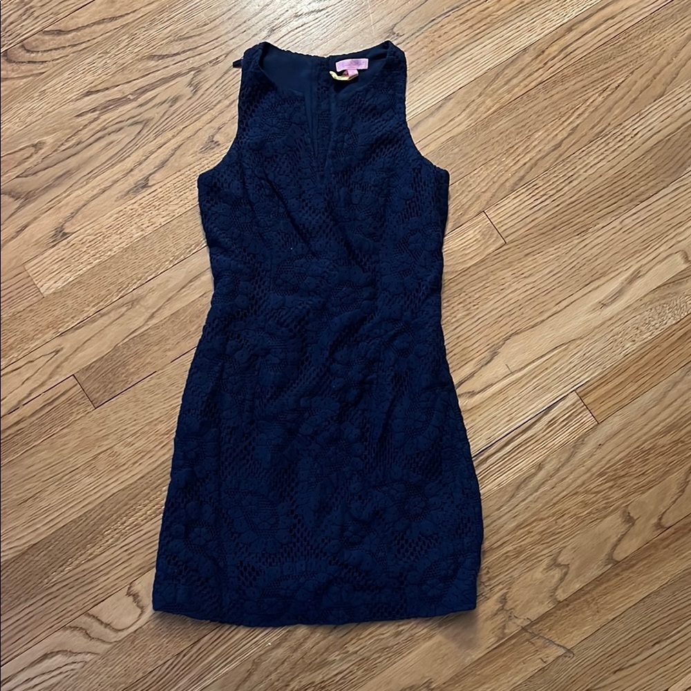 Lilly Pulitzer Navy Blue Mini Dress